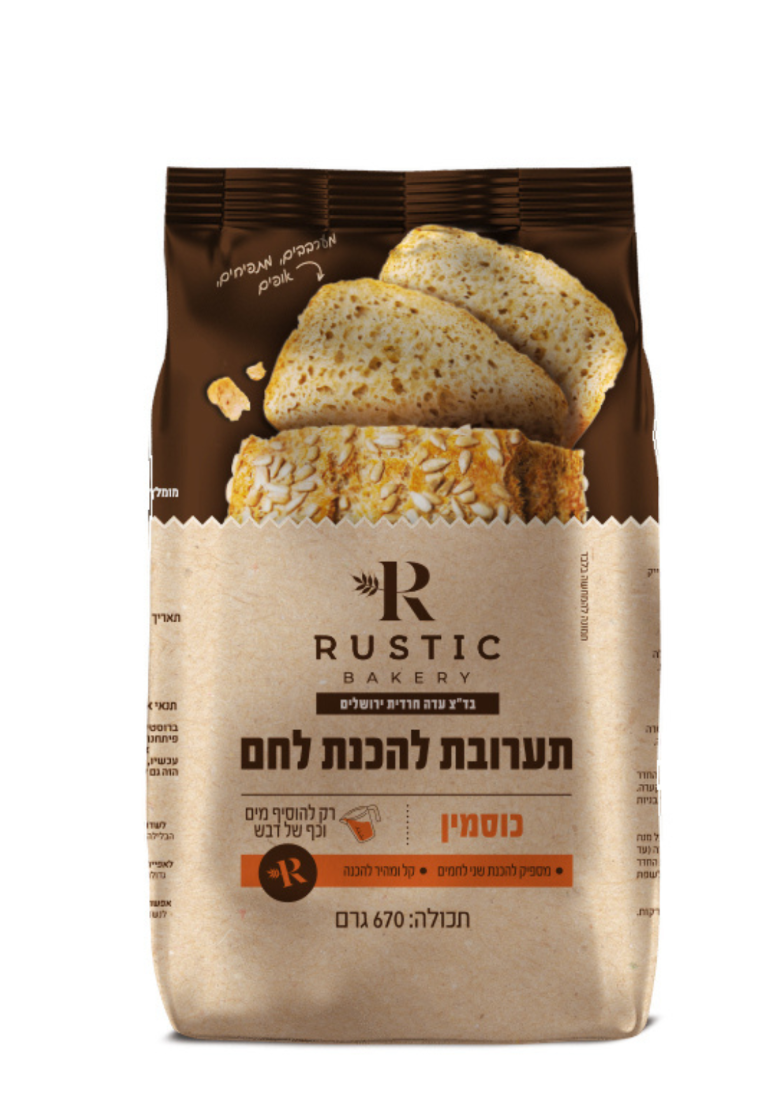 רוסטיק תערובת לחם כוסמין